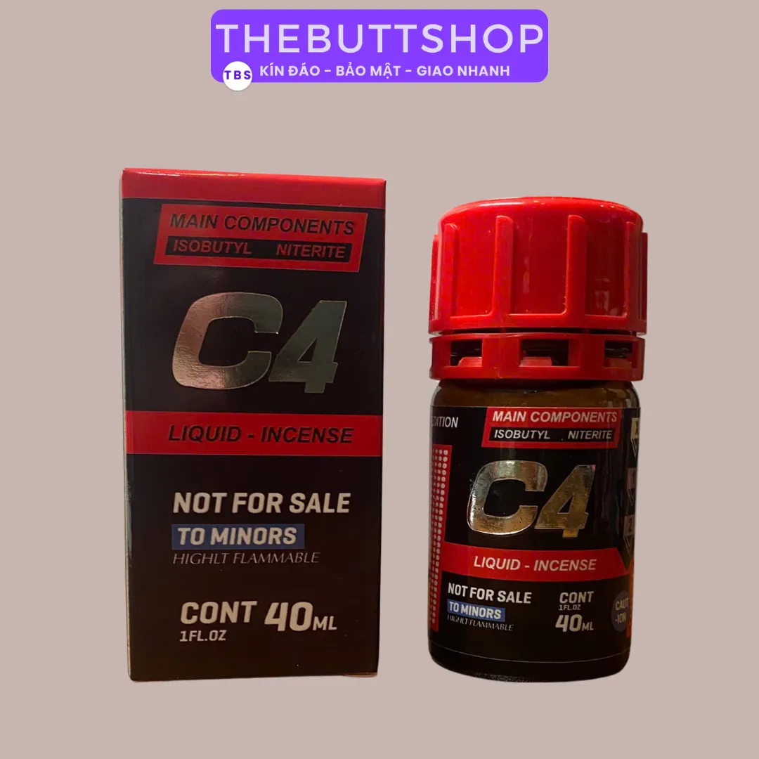 Popper C4 đỏ đen 40ml