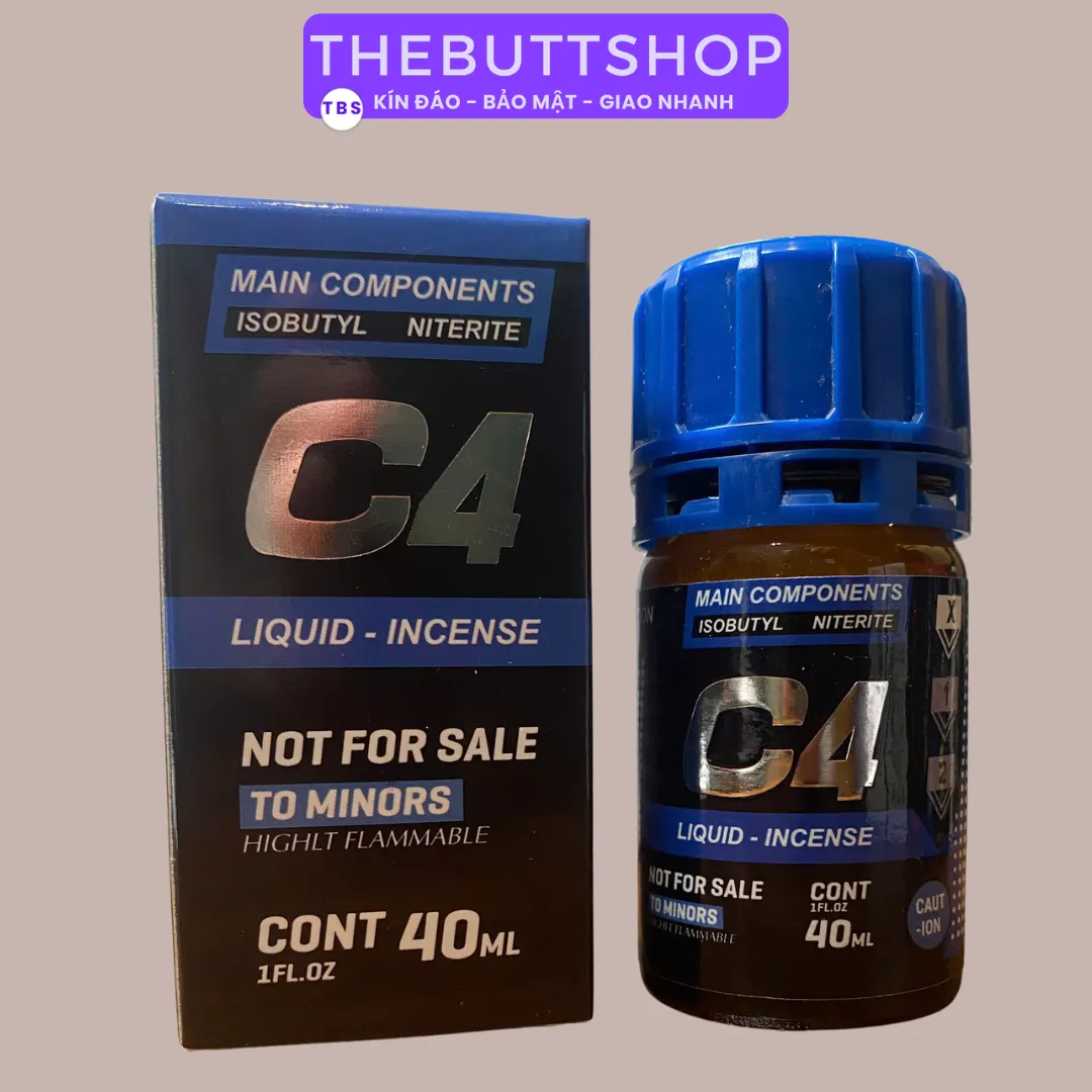 Popper C4 xanh đen 40ml
