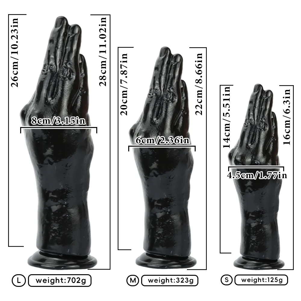 Fisting cánh tay đen