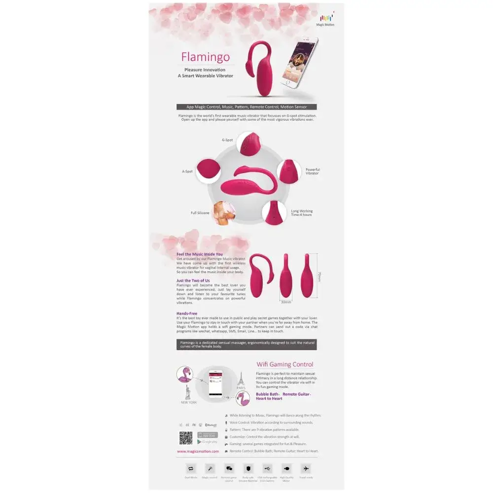 [App] Trứng rung đa nhiệm Flamingo Magic Motion