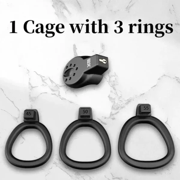 Khóa dương vật Flat Chastity Cage 2025