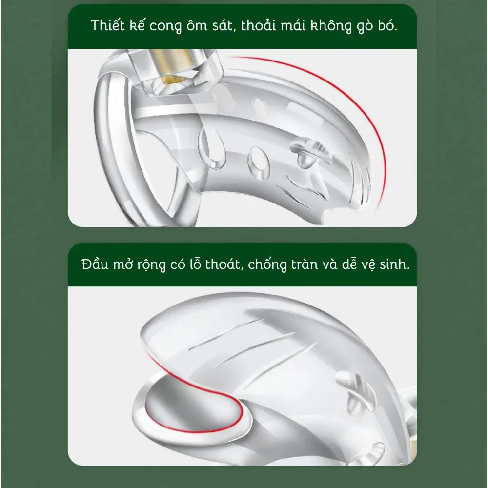 Khóa dương vật trong suốt Mystery
