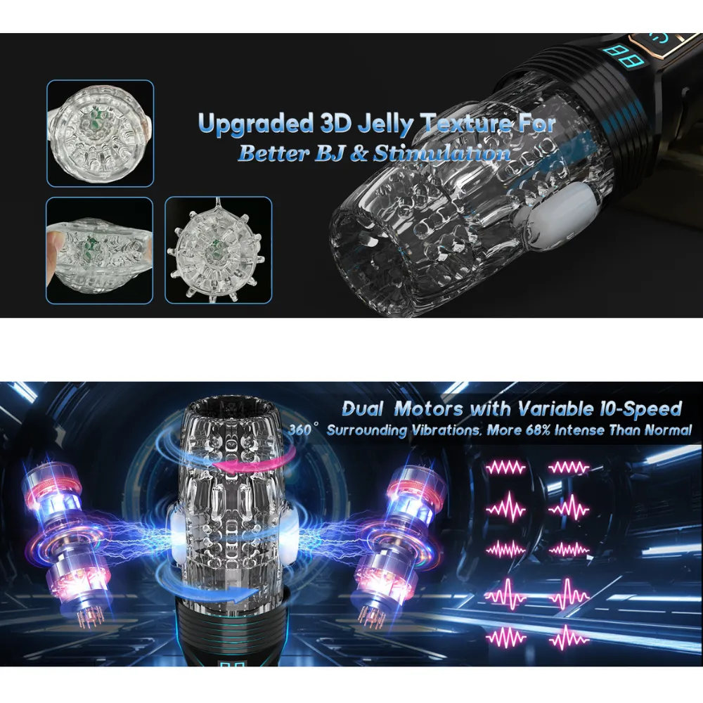 Máy thủ dâm tự động Neon Mega Rotor X