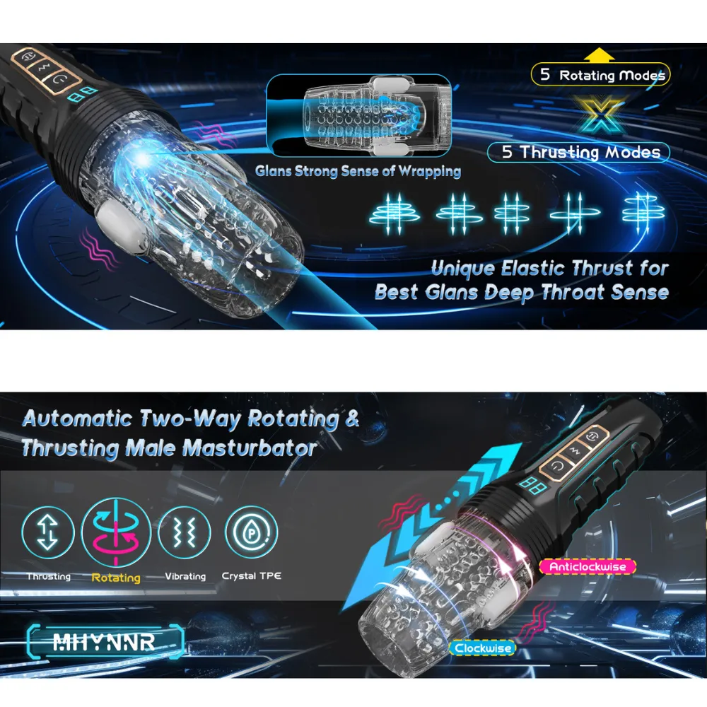 Máy thủ dâm tự động Neon Mega Rotor X