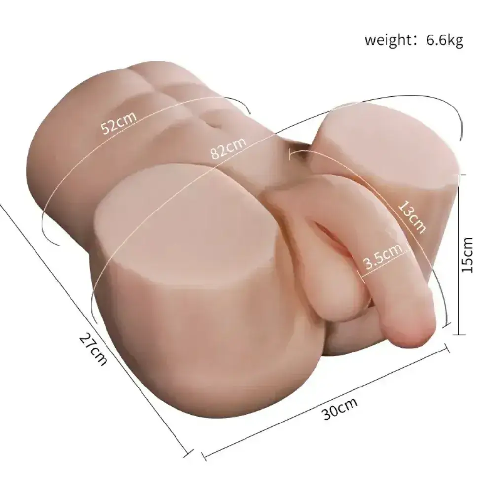 Mông nam nguyên khối size 6,6kg (dương vật 13cm)