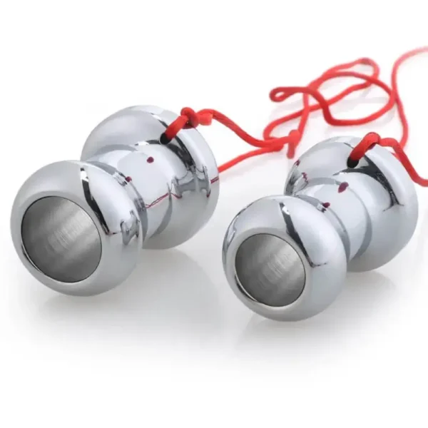 Phích cắm hậu môn inox rỗng ruột