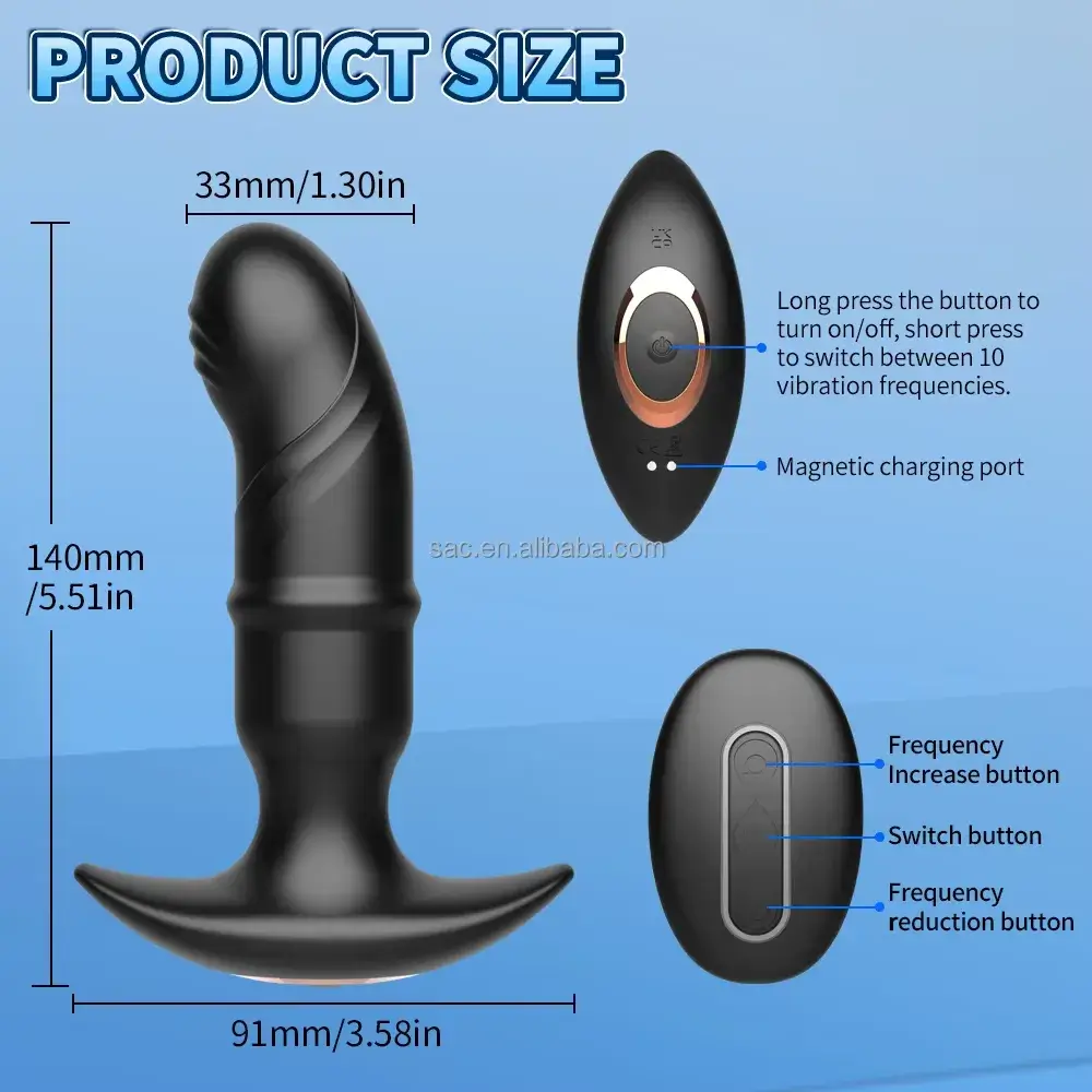 [Remote] Plug rung thụt Sieppiness (Mẫu A)