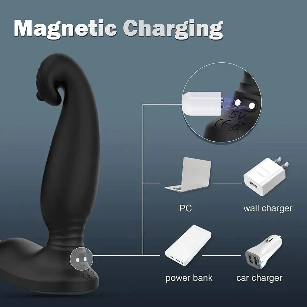 [Remote] Plug rung kèm massge trứng dái S-hande Bs06