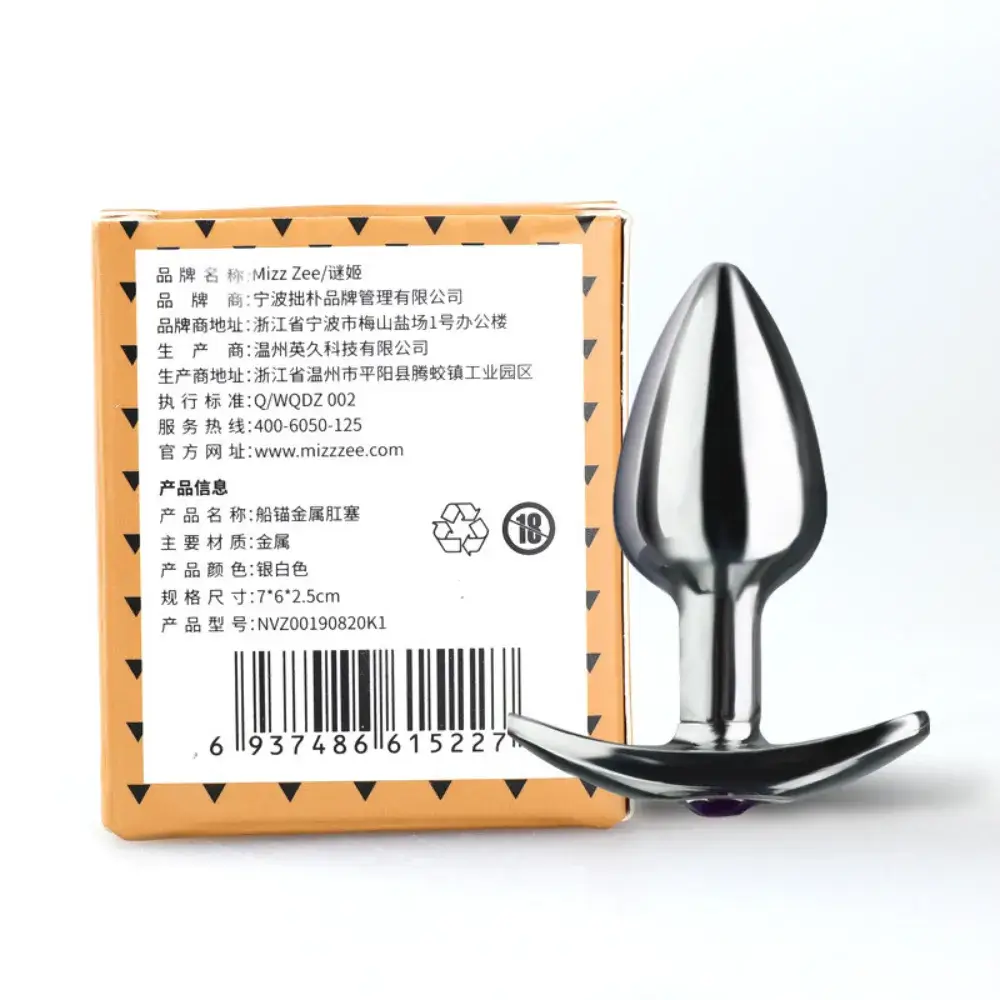 Plug inox trắng chuôi lưỡi liềm
