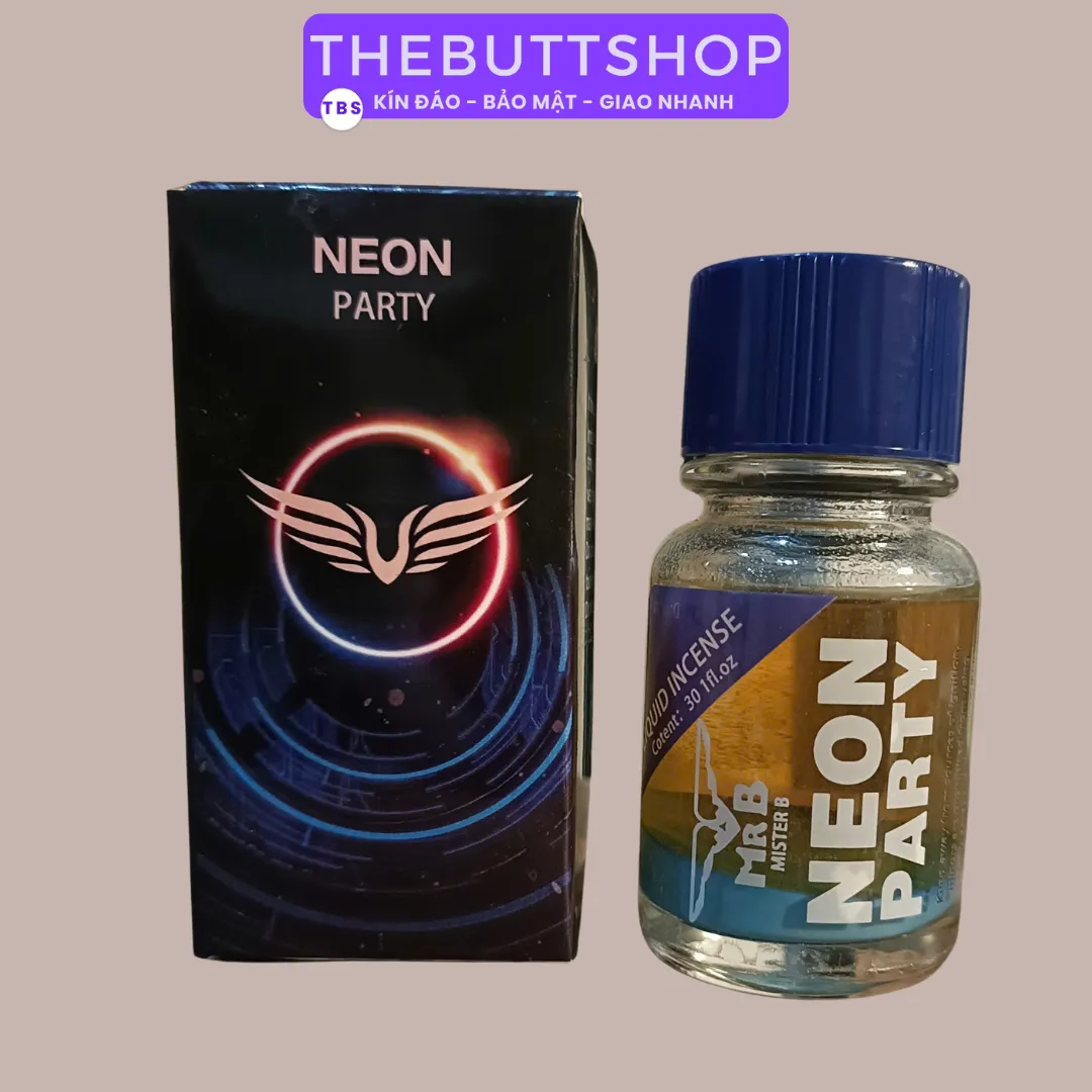 Popper Neon party xanh dương 30ml