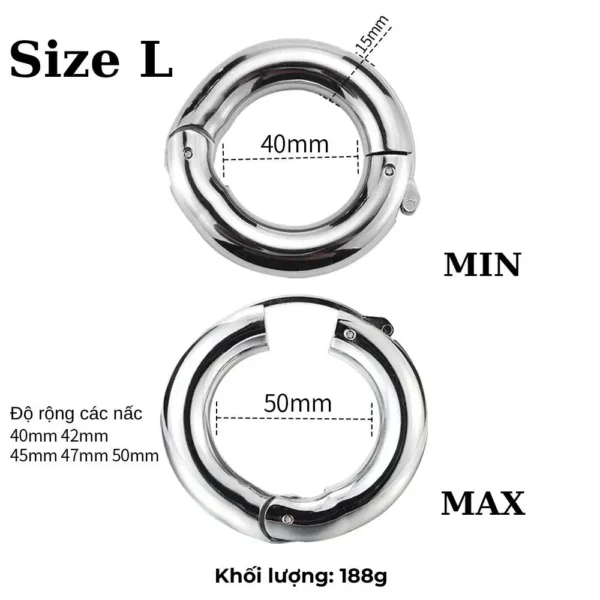 Vòng inox tròn dày ID500