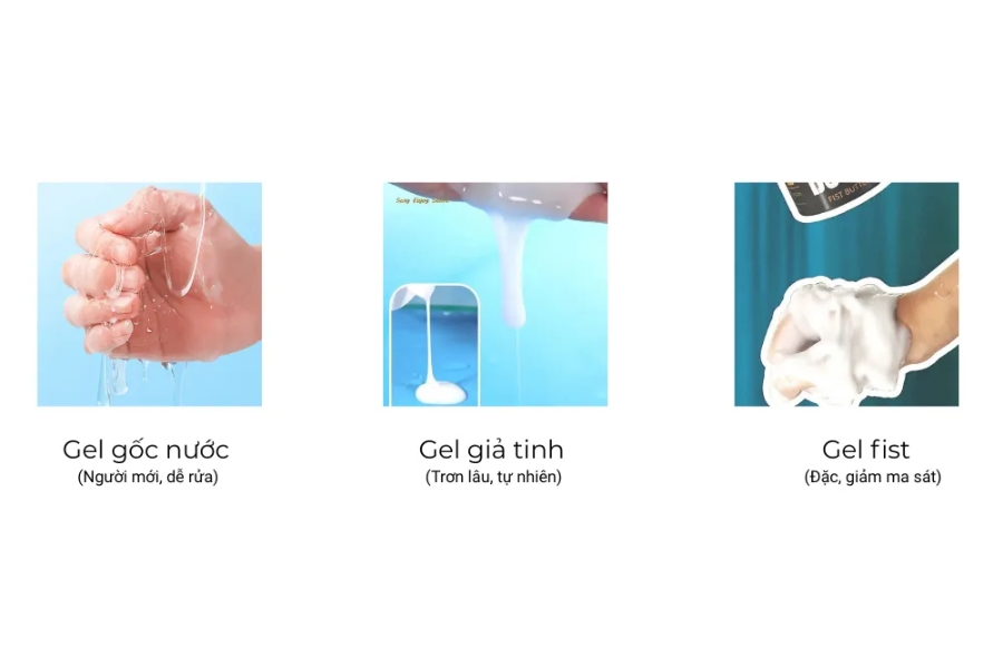 Phân loại các dòng gel bôi trơn