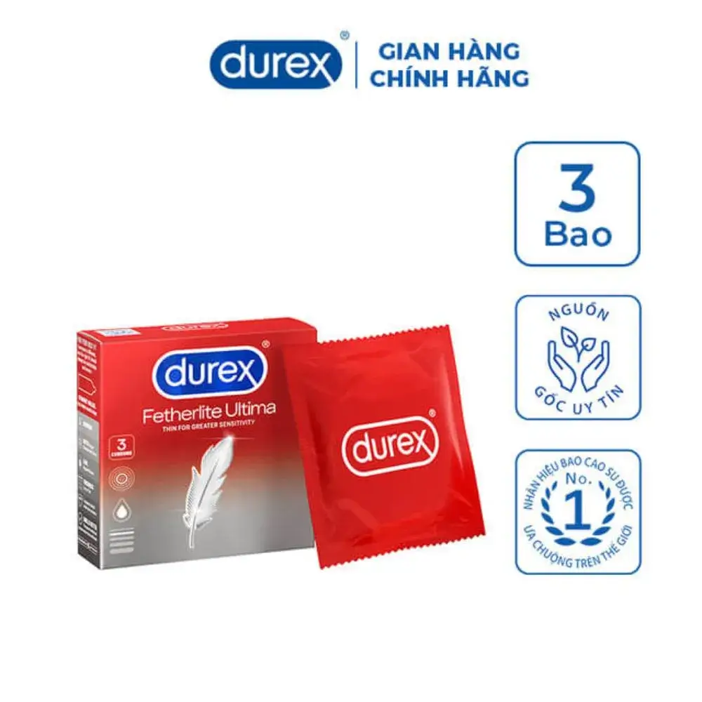 DUREX FERTHERLITE ULTIMA HỘP NHỎ