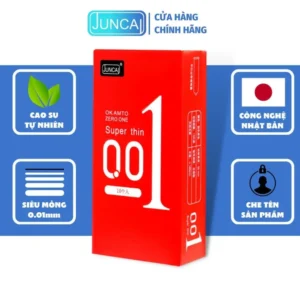 JUNCAL OKAMATO ĐỎ SUPPER THIN (SIÊU MỎNG)