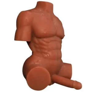 BÚP BÊ NAM NGUYÊN KHỐI MÀU NÂU - SIZE 9,4KG ( TẠO HÌNH MÔ PHỎNG THIẾU NIÊN LỰC LƯỠNG)