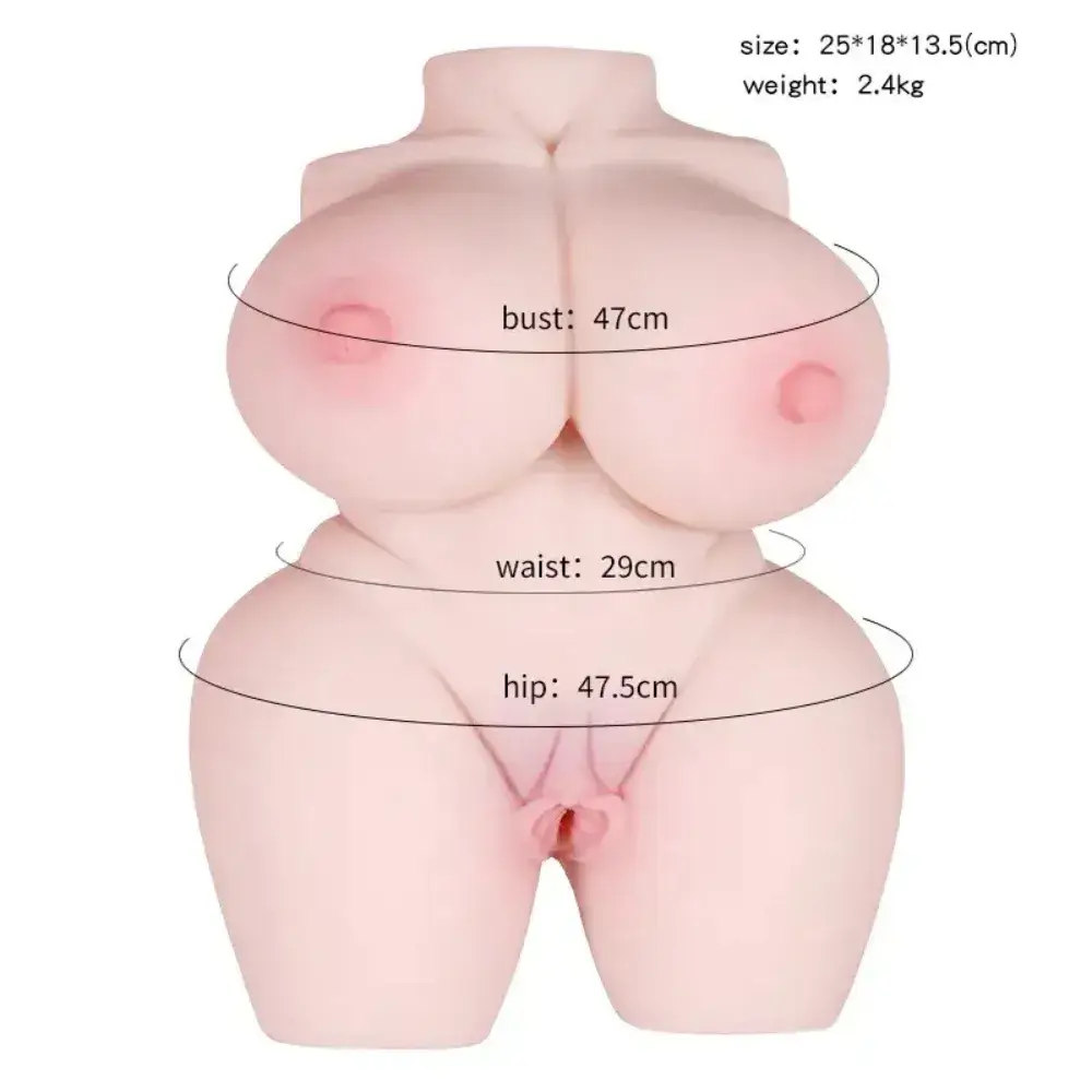 BÚP BÊ NỮ NGUYÊN KHỐI - SIZE 2,5KG (MÔ PHỎNG TẠO HÌNH ÂM ĐẠO PHỤ NỮ CHUBBY) - Ảnh 2
