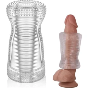 CỐC THỦ DÂM HAI ĐẦU SILICON TRONG SUỐT