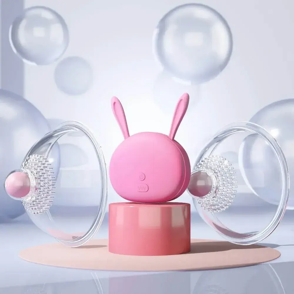 MÁY MASSAGE NGỰC KHÔNG DÂY HÌNH THỎ – BREAST VIBRATOR CUP - Ảnh 3