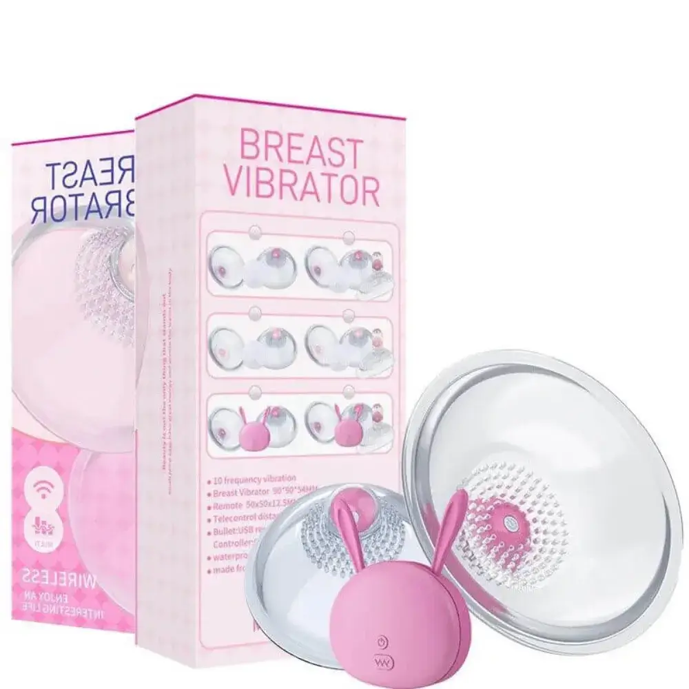 MÁY MASSAGE NGỰC KHÔNG DÂY HÌNH THỎ – BREAST VIBRATOR CUP - Ảnh 5
