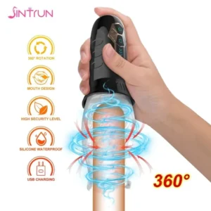 MÁY THỦ DÂM RUNG XOAY SINTRUN 360° PRO (BẢN TRONG SUỐT)