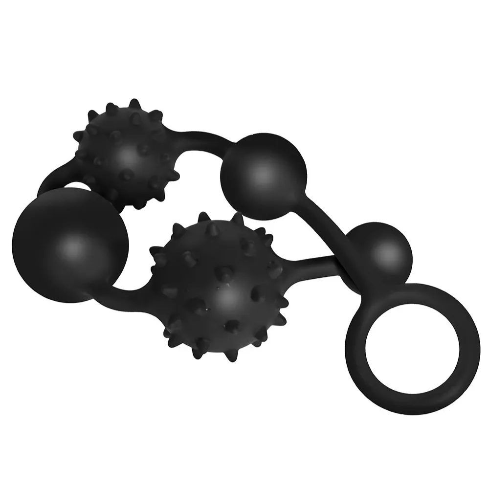 CHUỖI BI GAI SILICON C680 – SIZE L (40.5 CM | BI 30–50 MM | 245G)