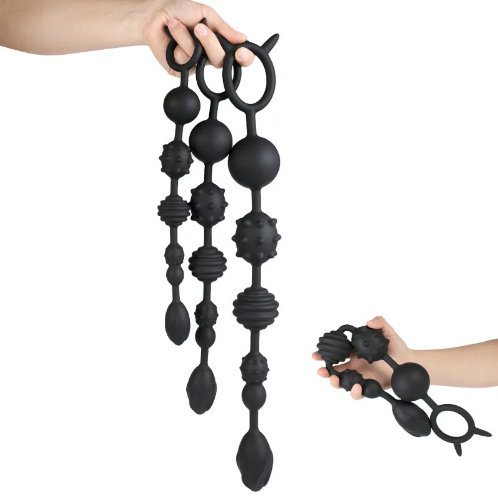 CHUỖI BI SILICON ĐA HOA VĂN C565 – SIZE L (49CM | BI 3.2–4.9CM) - Ảnh 6