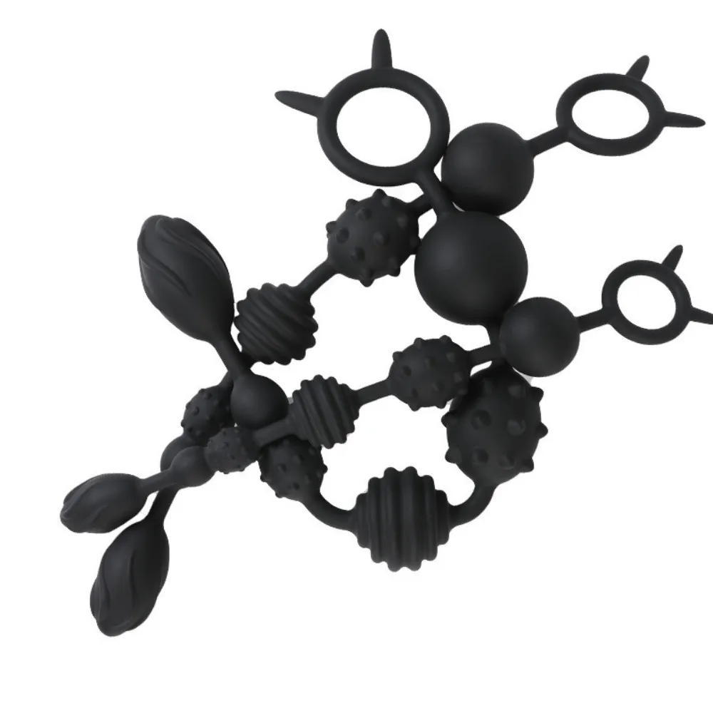 CHUỖI BI SILICON ĐA HOA VĂN C565 – SIZE L (49CM | BI 3.2–4.9CM) - Ảnh 5