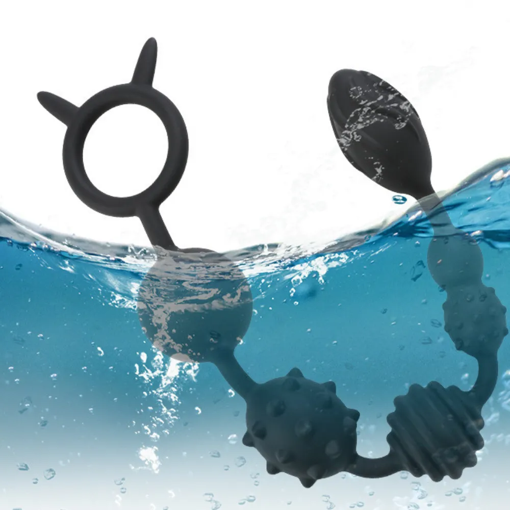 CHUỖI BI SILICON ĐA HOA VĂN C565 – SIZE L (49CM | BI 3.2–4.9CM) - Ảnh 4