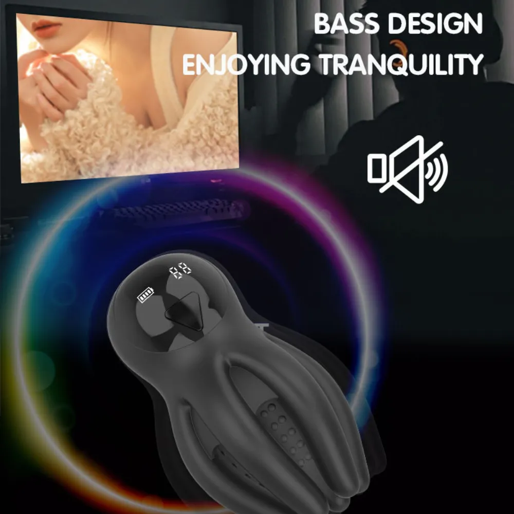 MÁY THỦ DÂM MASSAGE DƯƠNG VẬT HÌNH BẠCH TUỘC 3D – 10 CHẾ ĐỘ RUNG MẠNH MẼ - Ảnh 6